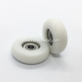 POM wheel plastic pulley ball bearing